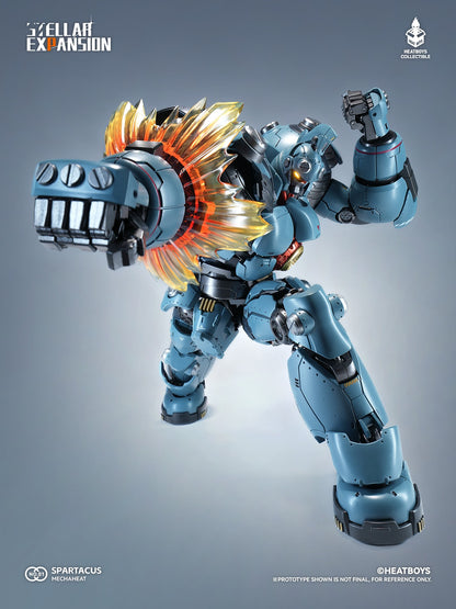 HEATBOYS Mechaheat Series Spartacus Alloy Diecast LED Light Up Action Figure ‼️RELEASE SEPTEMBER 2026‼️