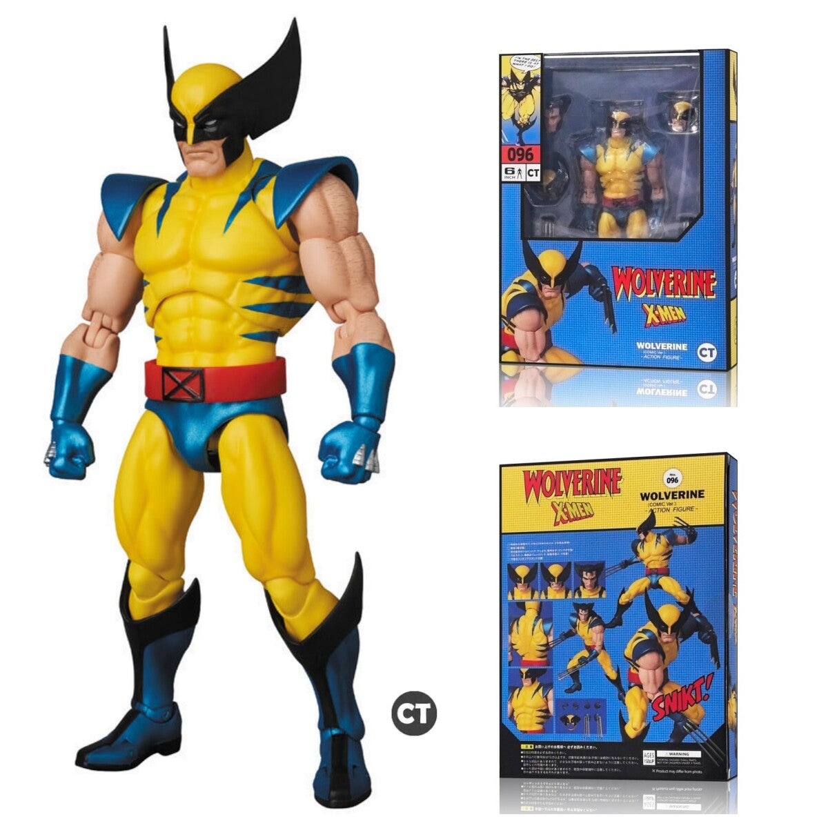 Ct Toys 138/096 Ex-Man Logan Action Figure