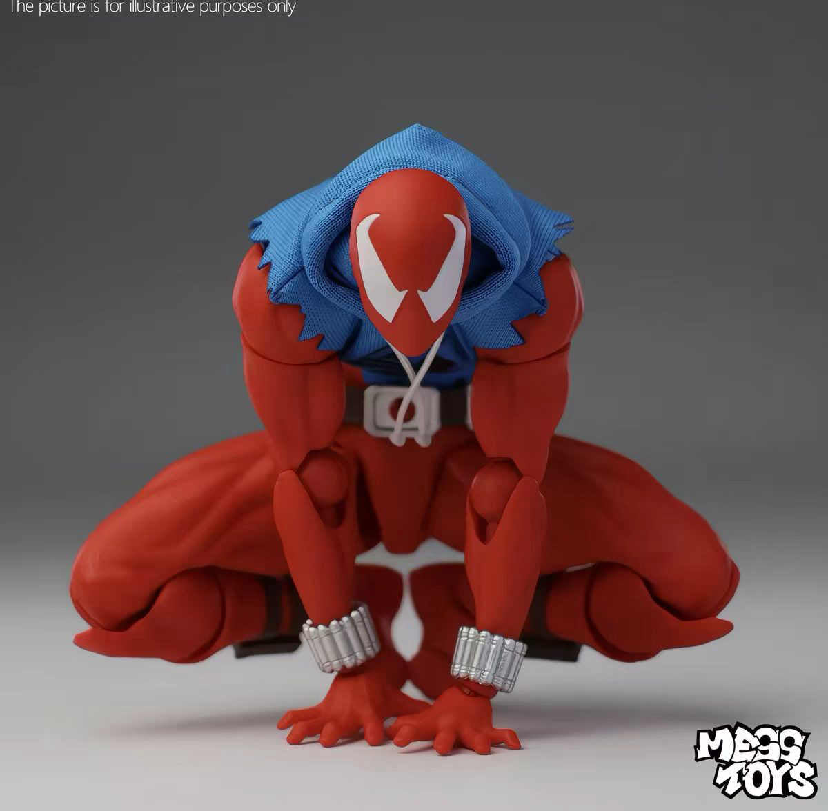 Mess Toys Scarlet Hero Scarlet Spider Action Figure PRE-ORDER RELEASE NOV 1