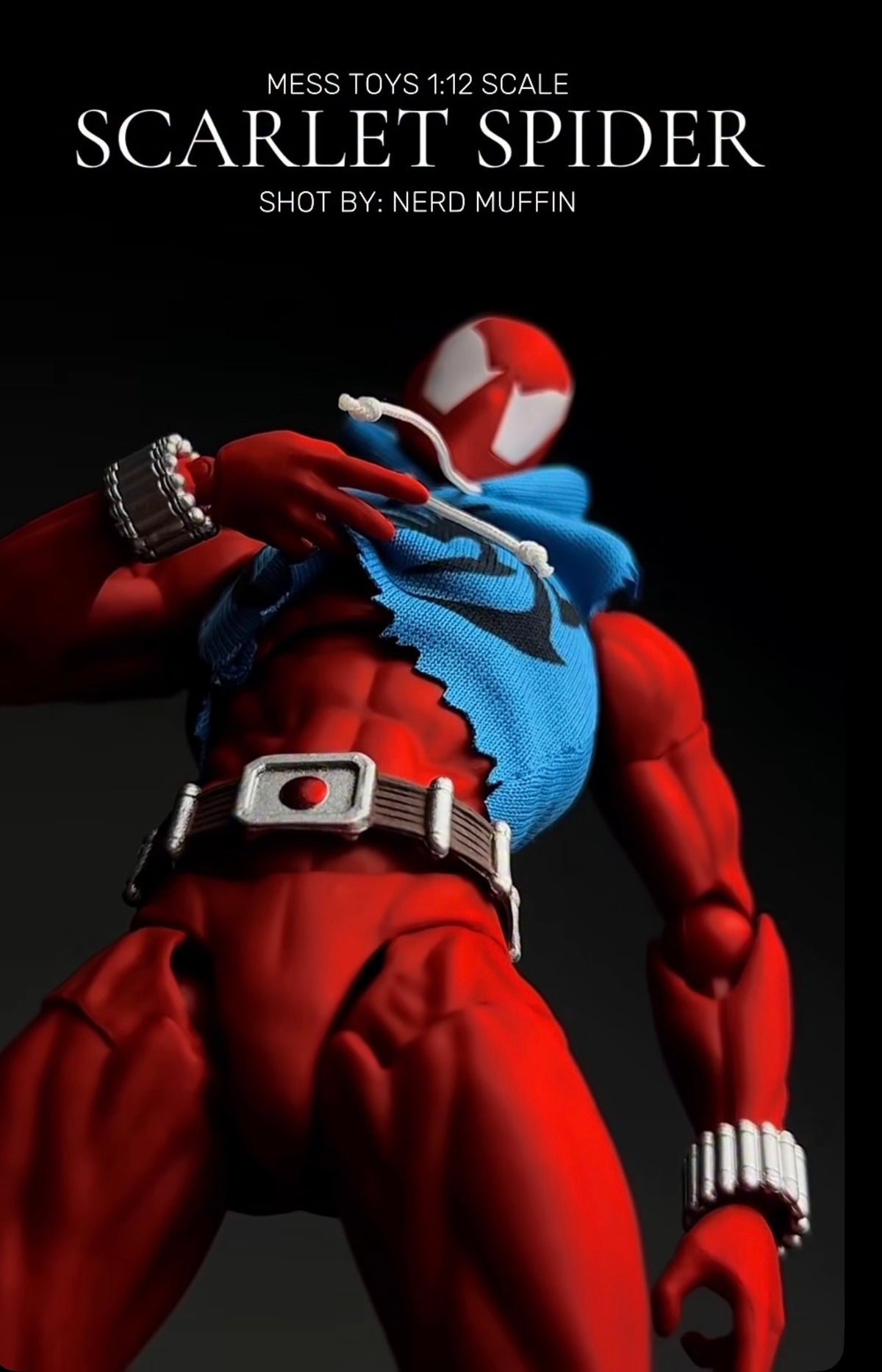 Mess Toys Scarlet Hero Scarlet Spider Action Figure PRE-ORDER RELEASE NOV 1