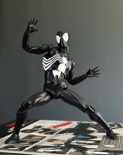 Ct Toys Spider 147 Symbiotic Black Suit Action Figure