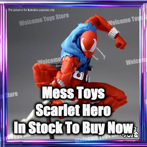 Mess Toys Scarlet Hero Scarlet Spider Action Figure