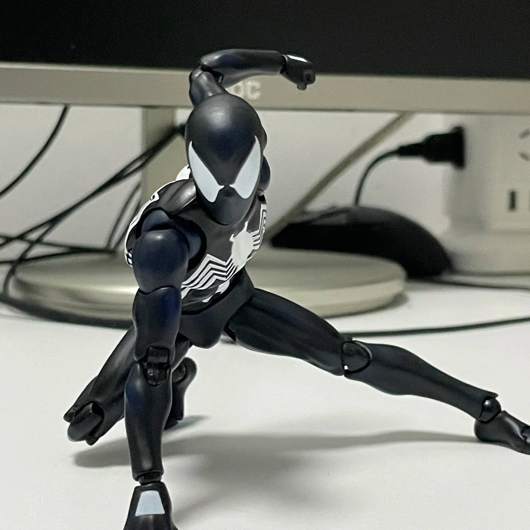 Ct Toys Spider 147 Symbiotic Black Suit Action Figure