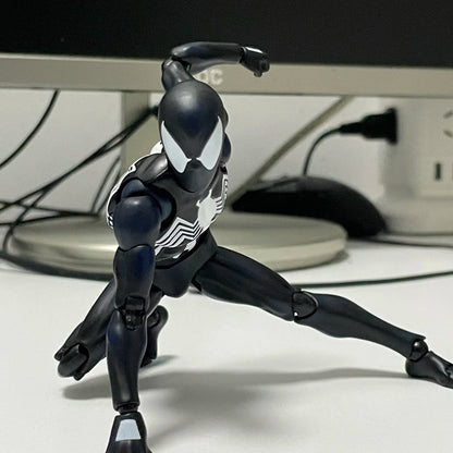 Ct Toys Spider 147 Symbiotic Black Suit Action Figure