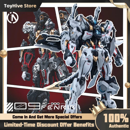 IN ERA+ RMD 1/72 FENRIR Infinite Dimensions Wolf King Barbatos Alloy Skeleton Model Kit