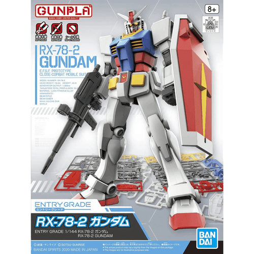 Bandai - Entry Grade 1/144 RX-78-2 Gundam (3L)